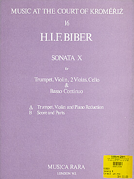 Illustration de Sonate N° 10 pour trompette, violon et piano