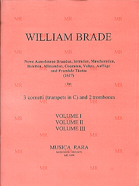 Illustration de Newe auserlesene Branden pour 3  trompettes et 2 trombones
