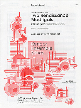 Illustration de 2 RENAISSANCE MADRIGALS    