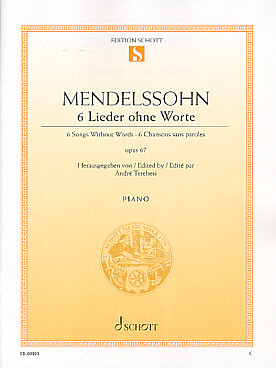 Illustration de 6 Romances sans paroles op. 67