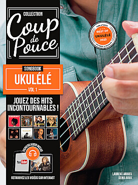 Illustration de COUP DE POUCE Songbook Ukulélé - Vol. 1 avec support audio
