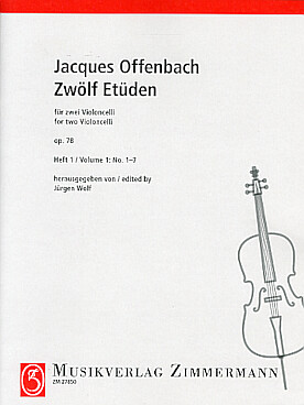 Illustration de Douze études op. 78 - Vol. 1 N° 1 à 7
