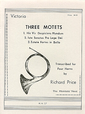 Illustration victoria three motets