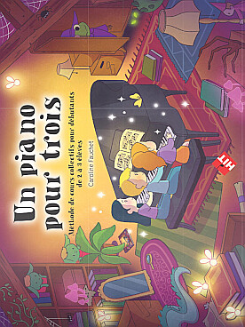 Illustration de Un Piano pour trois, méthode de cours collectifs pour débutants de 2 à 3 élèves