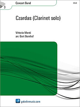 Illustration de Czardas pour solo clarinette et harmonie