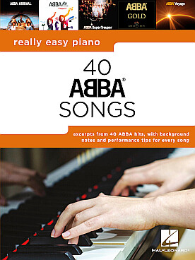 Illustration de REALLY EASY PIANO ABBA SONGS