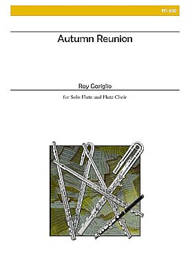 Illustration de Autumn reunion pour ensemble de flûtes
