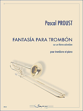 Illustration de Fantasía para trombón sur un thème colombien