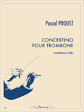 Illustration de Concertino pour trombone solo et orchestre à cordes