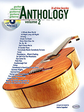 Illustration de ANTHOLOGY : arr. de thèmes célèbres par A. Cappellari, avec CD play-along - Vol. 2 : 24 arrangements