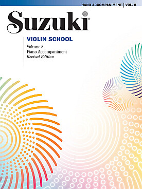Illustration de SUZUKI Violin School (nouvelle édition) - Accompagnement piano du Vol. 8