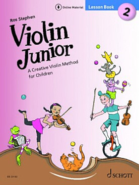 Illustration ros violin junior lesson book 2