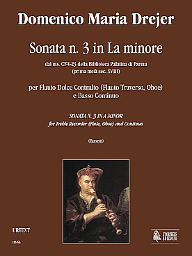 Illustration de Sonata N. 3 in La minore dal ms. CF-V-23 della Biblioteca Palatina di Parma