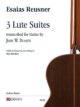 Illustration de 3 Lute Suites, tr. Duarte pour guitare