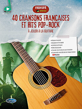 Illustration de 40 Chansons françaises et hits pop-rock à jouer à la guitare